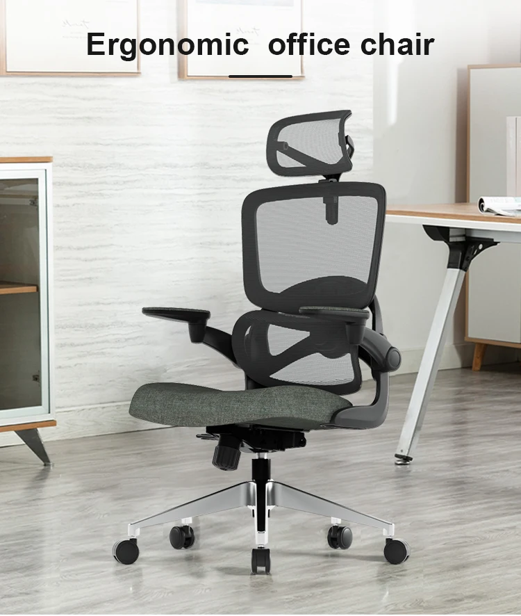 Modern Design Flipup Armrest Swivel Ergonomic Ceo Executive Mesh Comfortable Executive Office