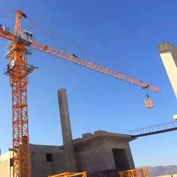 China Brand Factory Direct Sale Used WA6012-6A 6 Ton Flat Head Tower Crane for Sale
