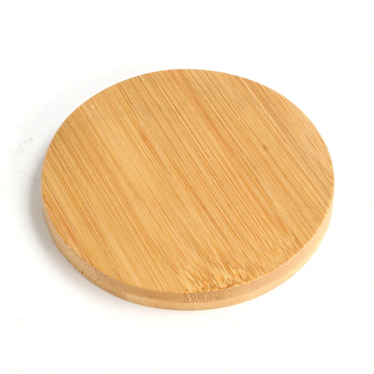 Buy Wholesale China 100% Natural Customized Kitchen Round Tea Cup Pads Set  Bamboo Wood Placemats Coasters For Drinks & Round Bamboo Placemats at USD 3
