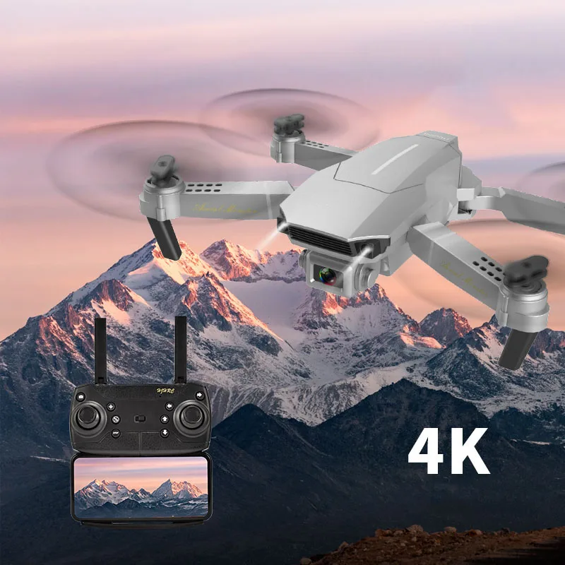 Мини-Квадрокоптер LUCUN складной 4K 1080P HD с камерой Wi-Fi