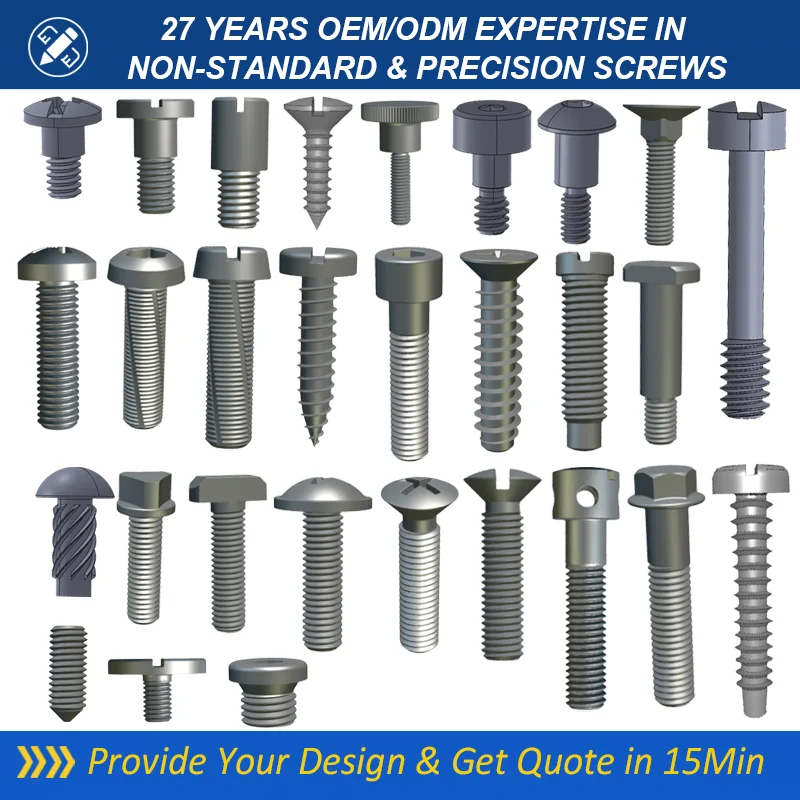 Machine Thread Screw and Manufacturer Fastener Nickel Plated Phillips Cross Recessed Drive Pan Head Iron Carbon Steel Screws