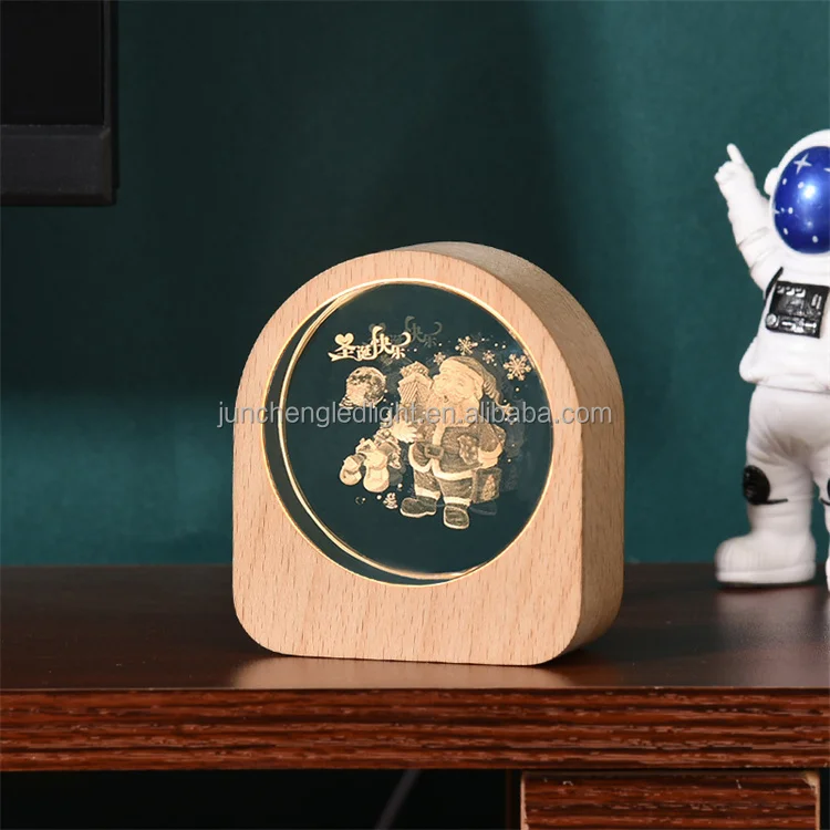 3D Crystal Ball Night Lights Lumière LED Lumière éducative pour