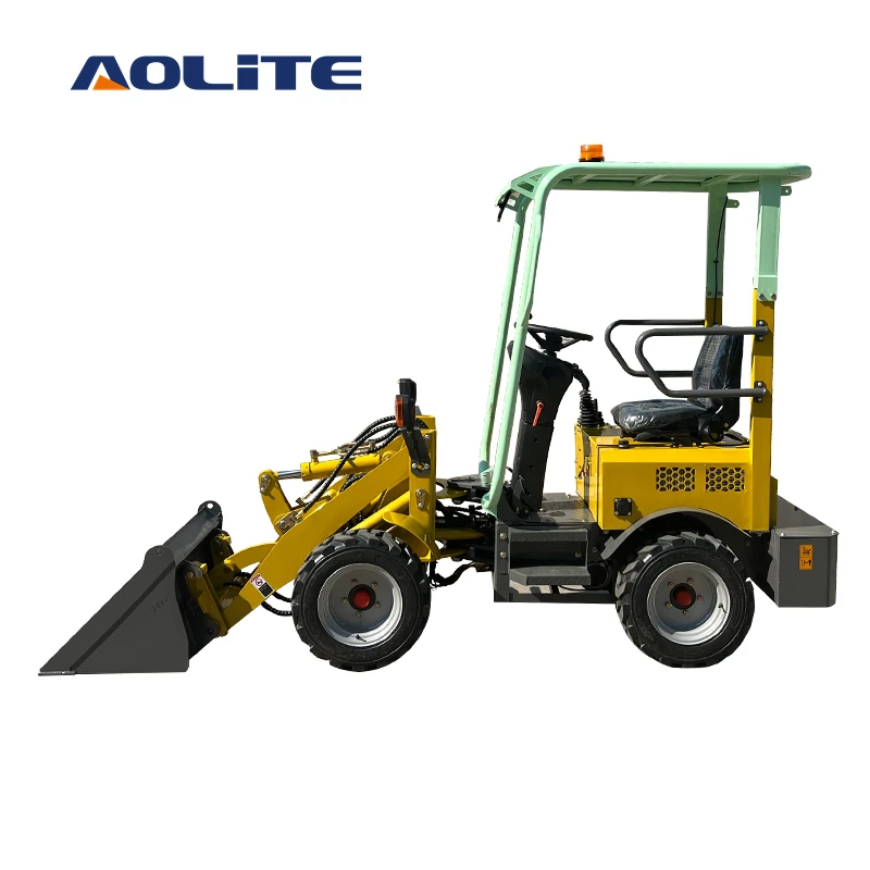 AOLITE E604 CE Efficient Cost Saving Wheel Loader 400KG New Energy High Efficiency Four Wheel Drive Electric Loader