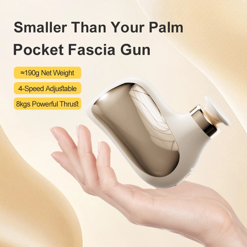 Wireless Quiet Mini Body Massage Gun for Athletes with 6 Speeds