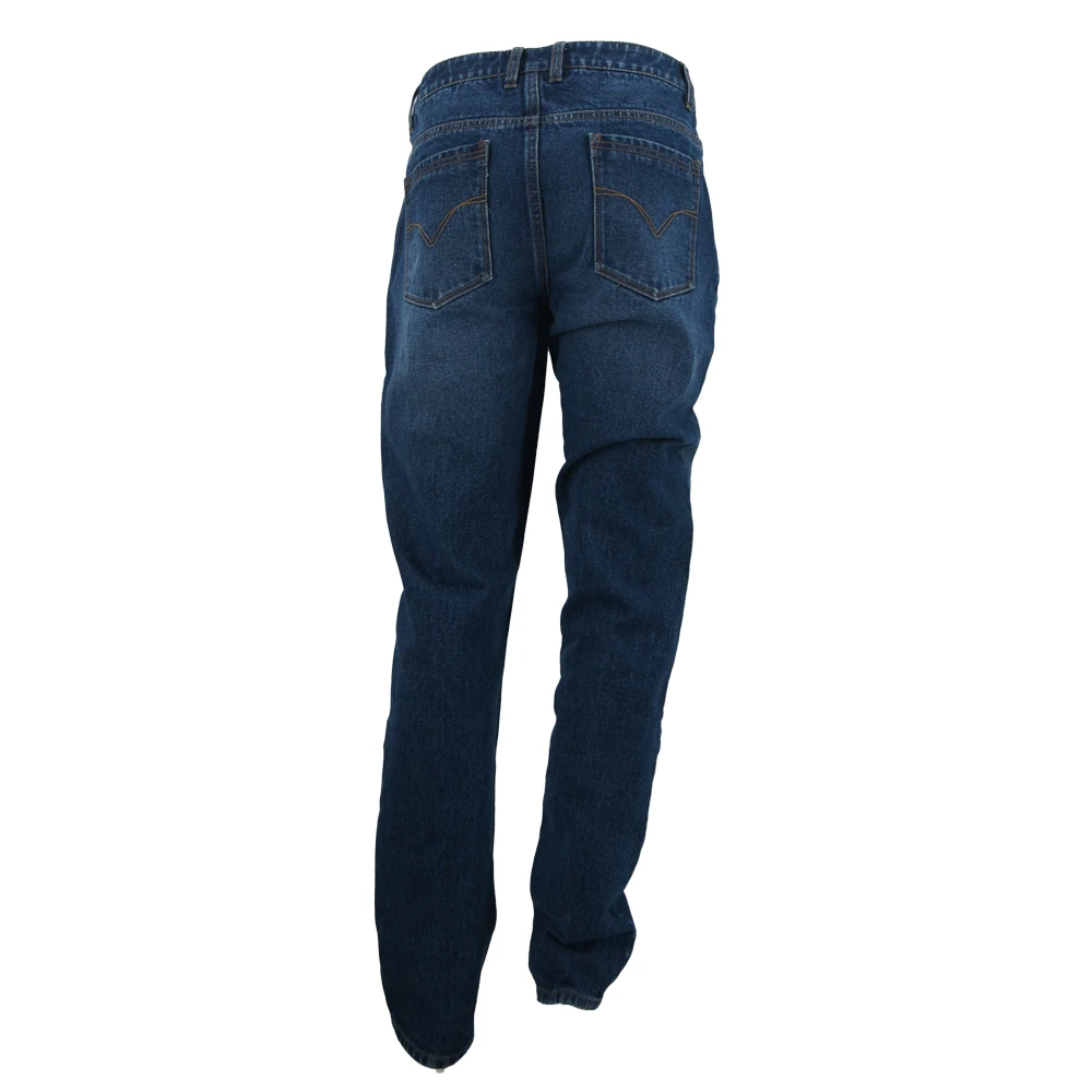 Mens Jeans Slim Fit Business Formal Wear Ripped Basic Denim Jeans Men Pants Fashion Jens Pant Fleece-lined Jeans