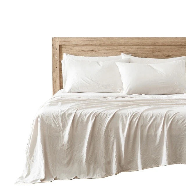 Hot Sell Luxury 100 Polyester Microfibre Bed Sheet Set For All Season