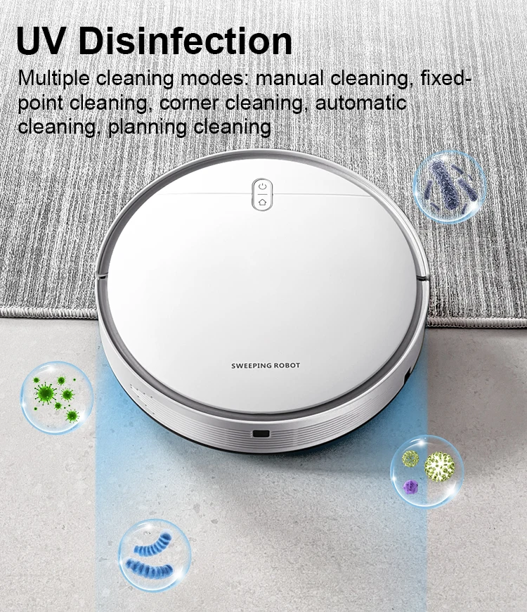 Db300 Smart Rechargeable Powerful Robot Aspiradora Household Cleaner