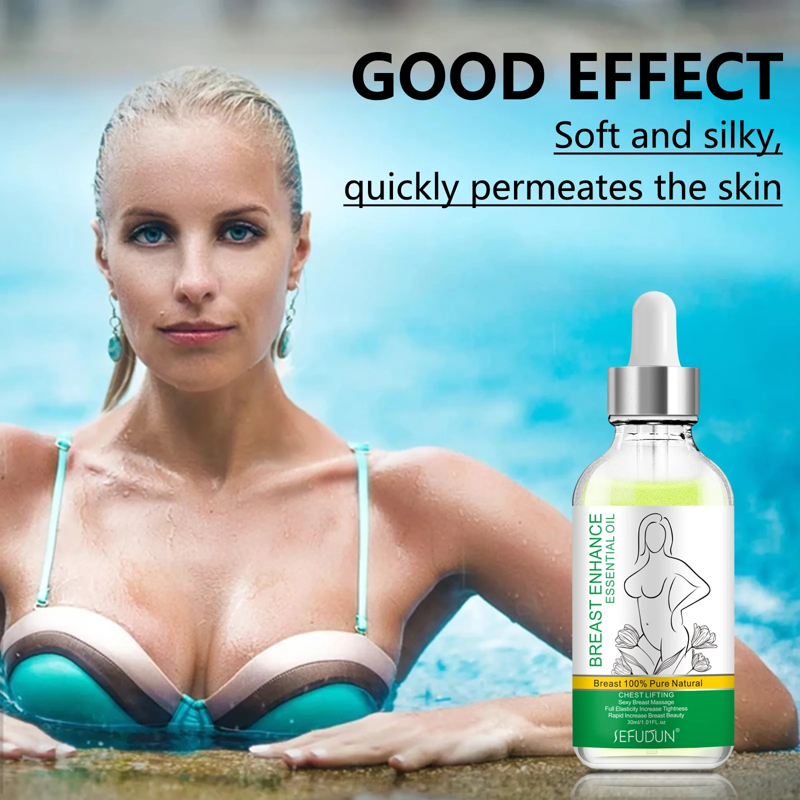 Natural Vegan Breast Firming Cream Women's Enlargement Big Boobs Tight