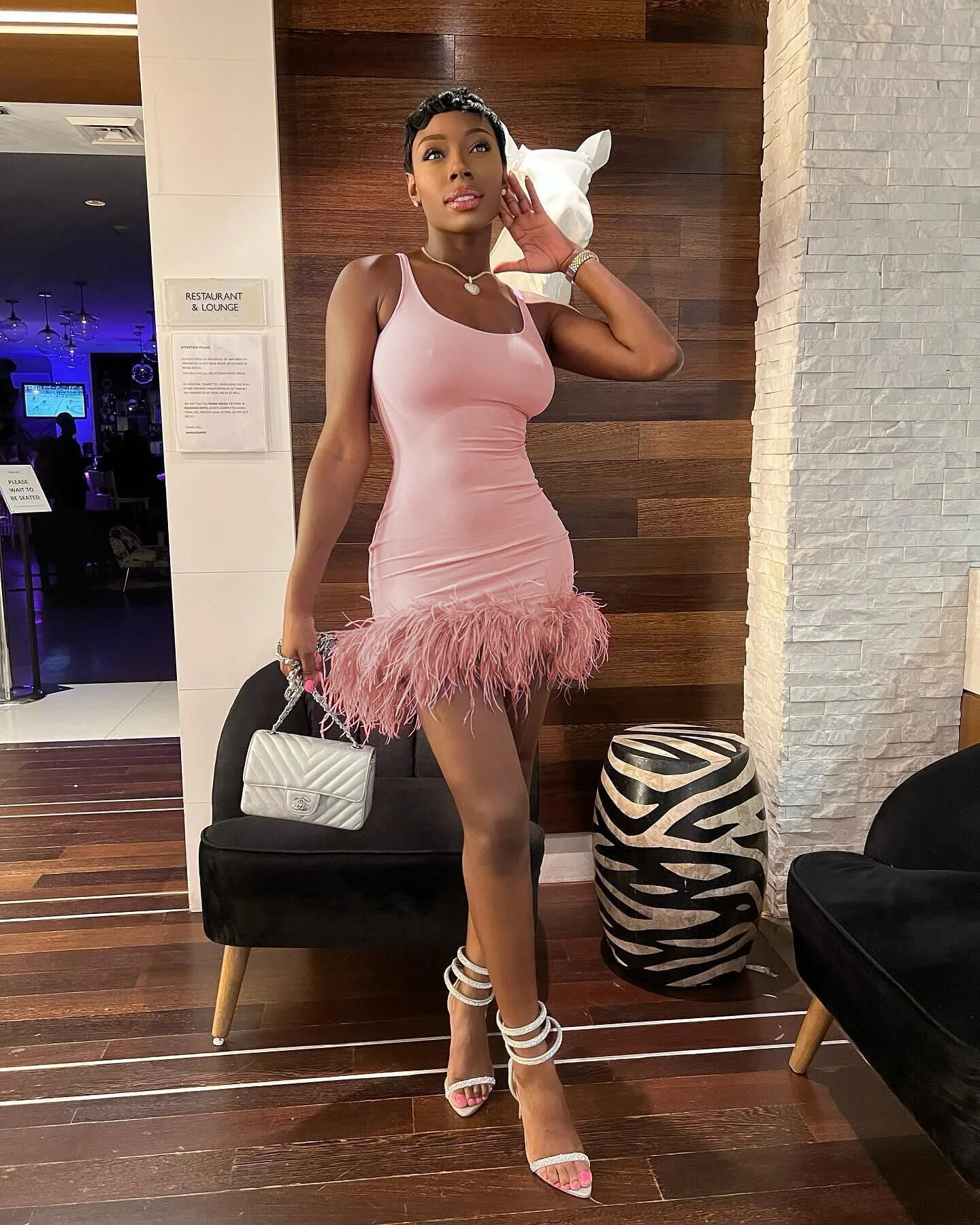 Summer Tik Tok Trending Solid Color Y2K Bodycon Mini Sexy Casual Feathers Dress