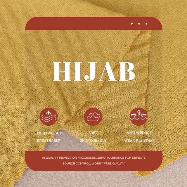 New Beautiful Unique Pattern Design Cotton Ladies Scarf Hijab Cotton Hijabs Muslim Women