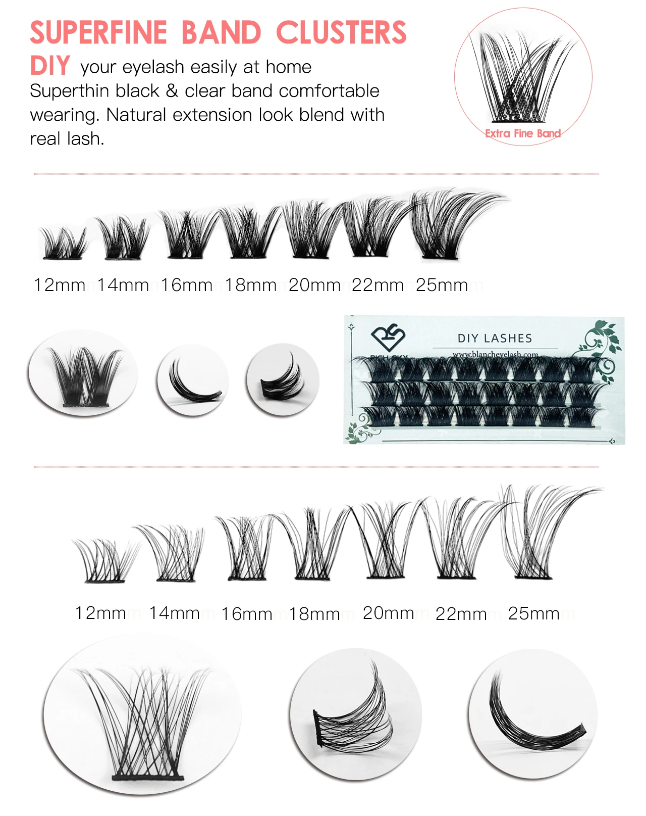 Wholesale Individual Lash Clusters Eyelash Professional Diy Lash ...