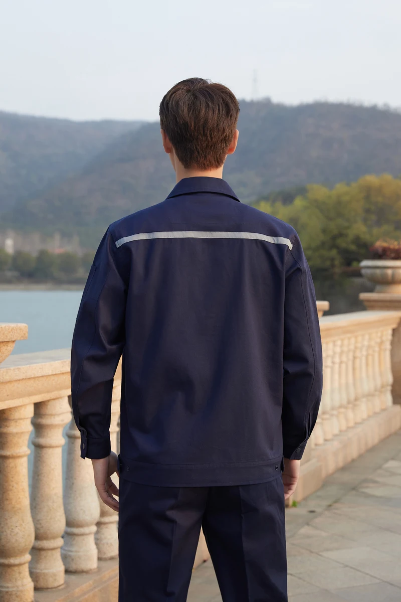 Customized Different Colors Work Uniform Set With Logo Printing For Construction