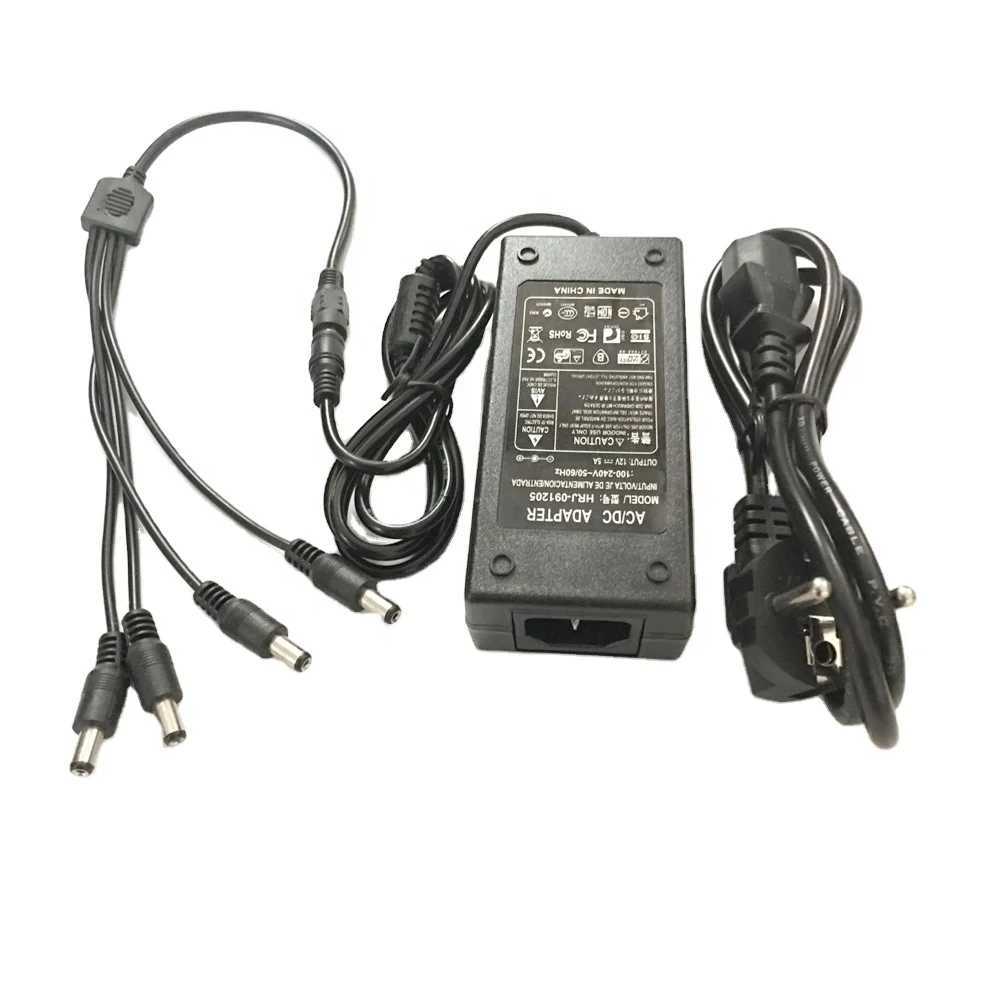 AC ADAPTER POWER SUPPLY 8 PORT CABLE for CCTV CAMERAS 