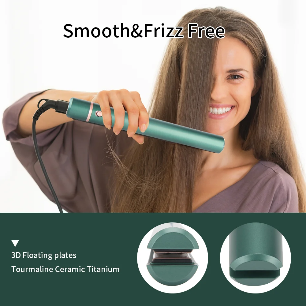 Электрический Выпрямитель для волос PRITECH с алюминиевым покрытием плоский утюжок контролем