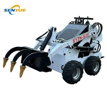 senyue Mini Loader Skid Steer With Attachments mini steer loader 20HP   Hot Sale Diesel CE Epa Engine