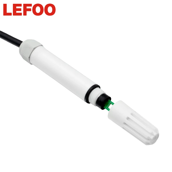 LEFOO Probe Type Rs485 Modbus 0~10v Dc Output IP65 Temperature and Humidity Sensor Transmitter