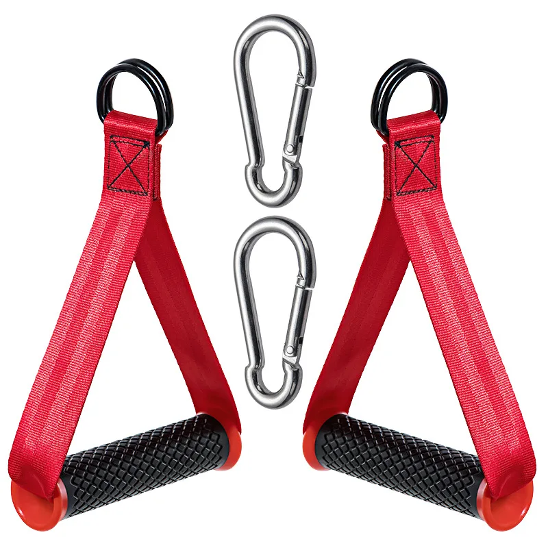 Wholesale Custom Logo Resistance Bands Exercise Hand Grips Fitness Accessories Pulley Gym Exercise Grip Handle