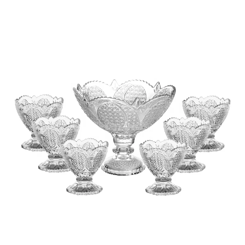 Buy Wholesale China Big Glass Salad Bowl With Classic Design And