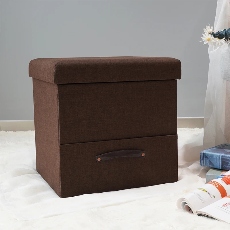 Folding Storage Foot Rest Stool Ottoman Bench Design Colourful Folding Storage Ottoman Bench With Drawers