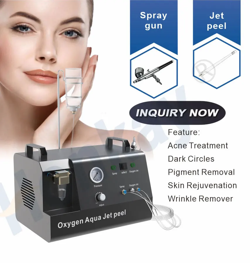 Portable Hydra Water Oxygen Beauty Rejuvenation Aqua Jet Peel Machine