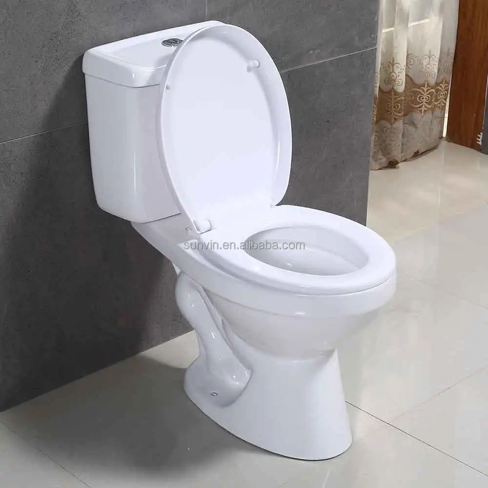 Chinese sanitary ware two pieces toilet s-trap ceramic  Siphonic two piece toilet