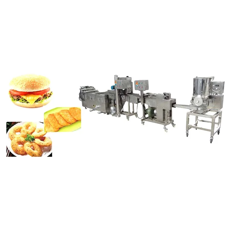 Hamburger Frying Machine Hamburger Patty Forming Machine for Factory