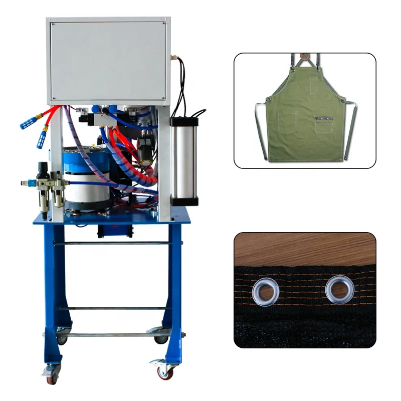 Fully Automatic Pneumatic Eyelet Punching Machine Grommet Attaching Machine