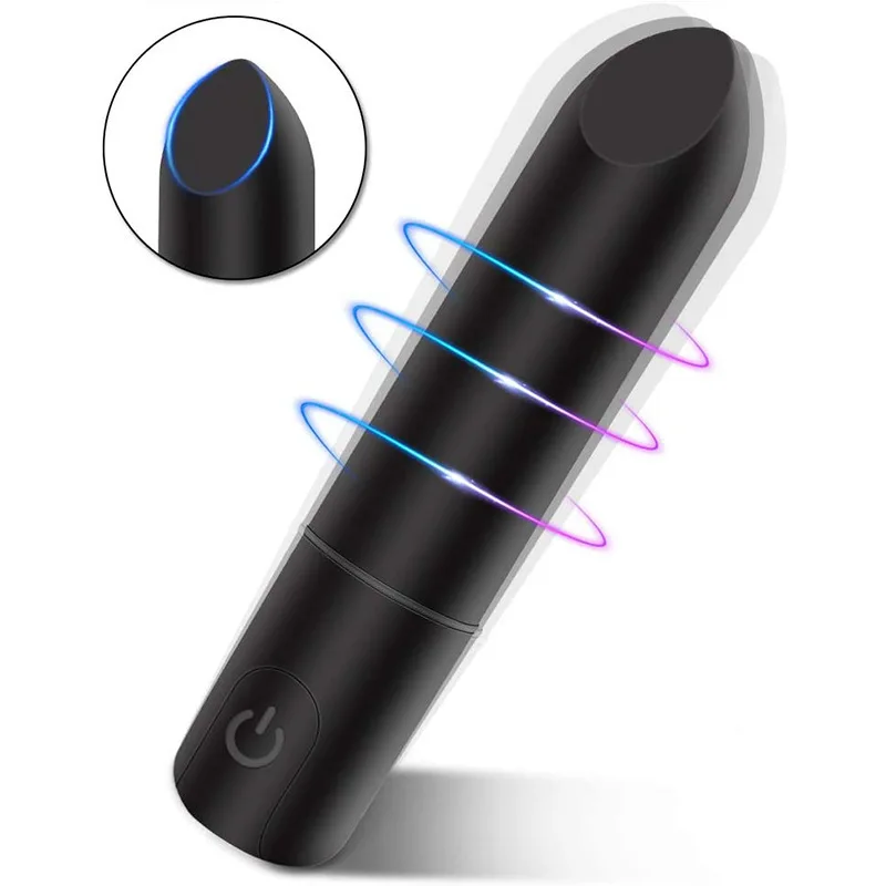 Amoura G-Spot egg vibrator in lipstick form factor, compact portable design