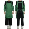 Apple Green Apron and Sleeves