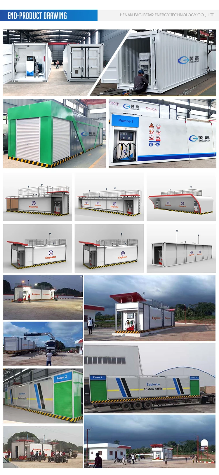 China Customized Mobile Container Gas Station Suppliers, Manufacturers ...