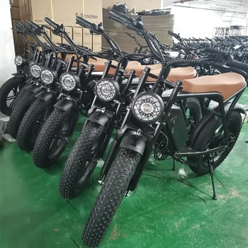 OUXI V8 電動自転車 20インチ ファットタイヤ 1000W 7段変速 着脱式