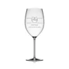 Red wine glass