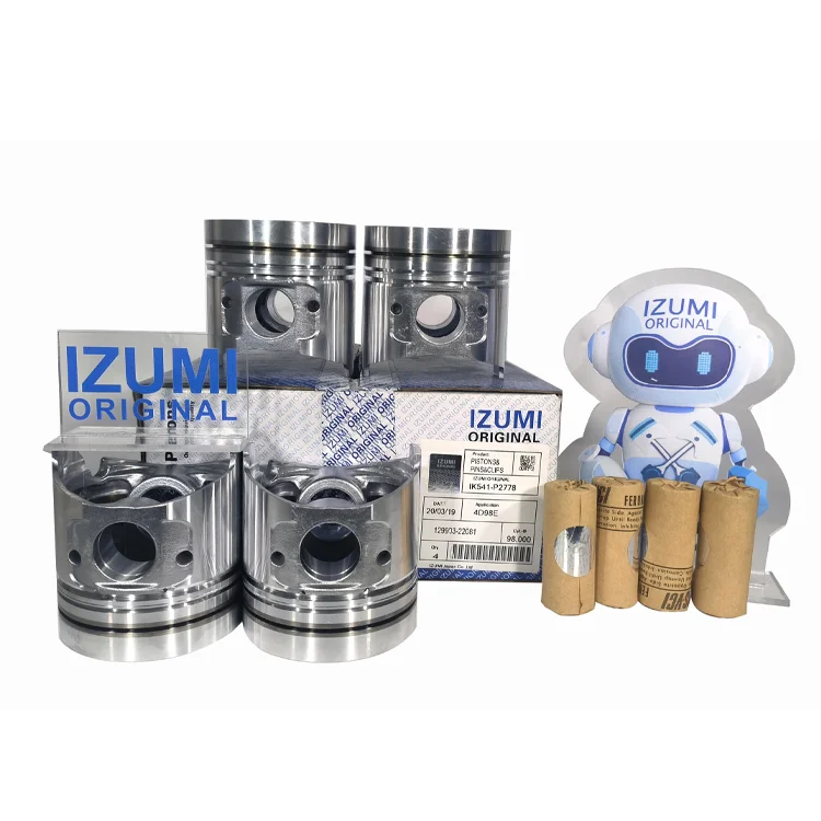 IZUMI ORIGINAL 4TNE98 4TNV98 Piston Diesel Engine Piston For YANMAR