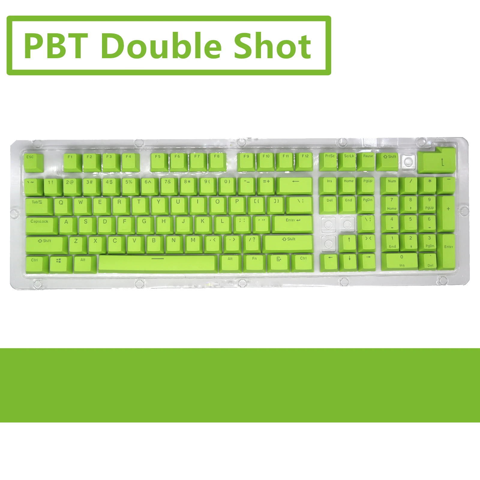 Hzgamer Double Shot Mechanical Keyboard Keycaps,Multicolor Red Yellow Pink White Grey Black Oem