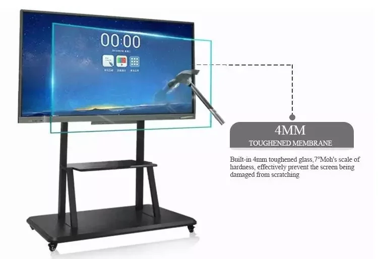 
 Интерактивная смарт-доска 55 65 75 77 86 98 дюймов 98 дюймов 20 точек ИК сенсорная свинцовая электронная доска для класса  