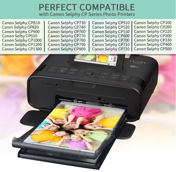 Canon Selphy Ink Paper Set - Glossy, Fadeless, High Brightness
