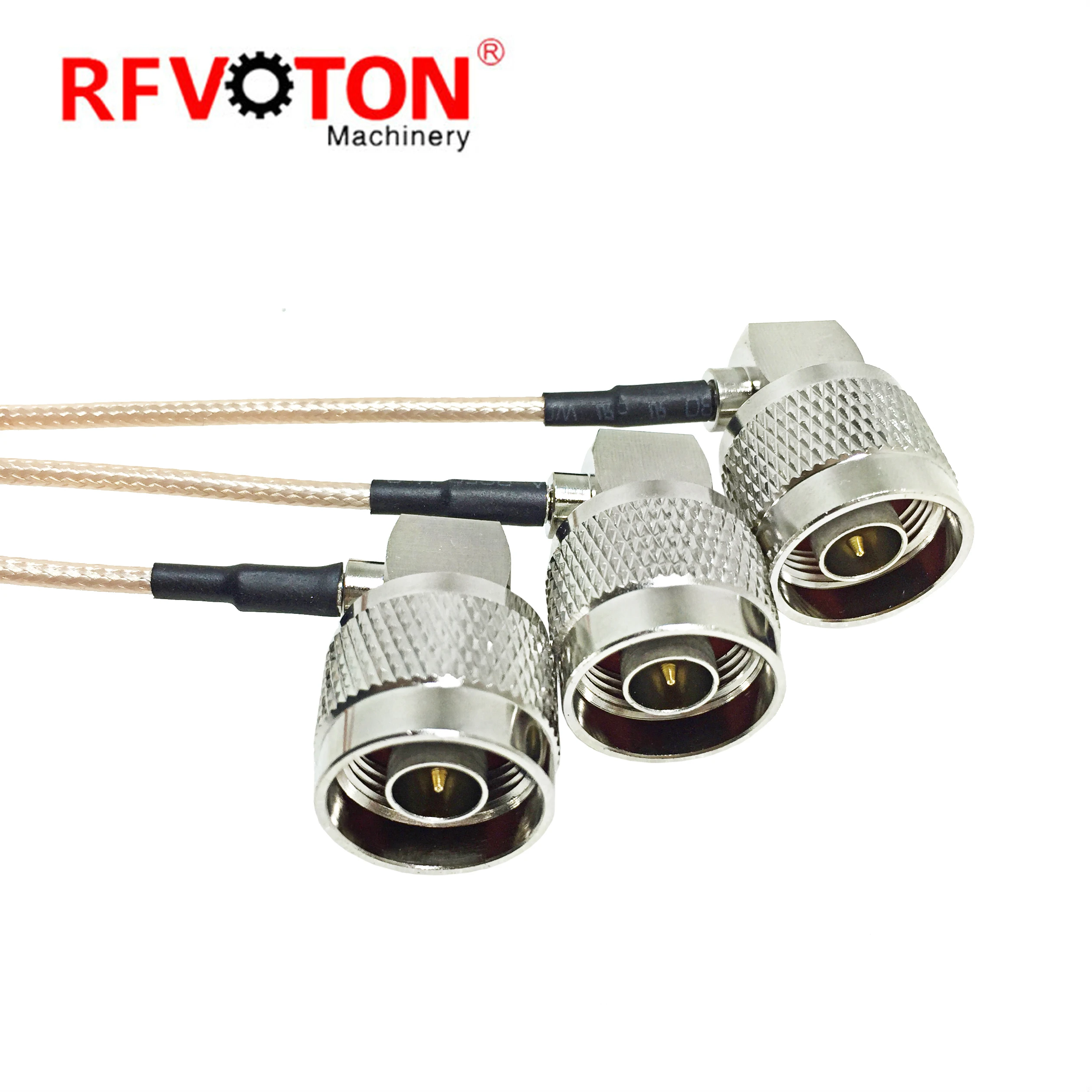 Factory Supply N  Male Right Angle 90 Degree RA Rg178  to MHV U.FL  Rf Jumper Cable Assembly Coax  in Stock 15cm