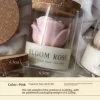 Cera di rosa 1 rosa (profumo: pesca bianca Oolong)