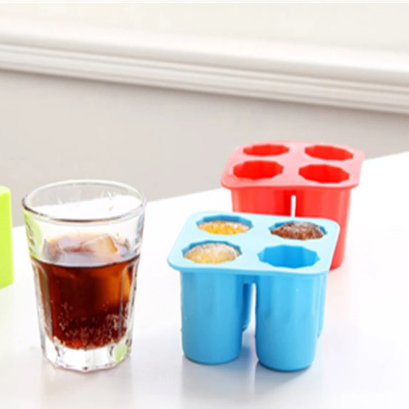 Shot Glass Silicone Ice Cube Tray - Golden Gait Mercantile