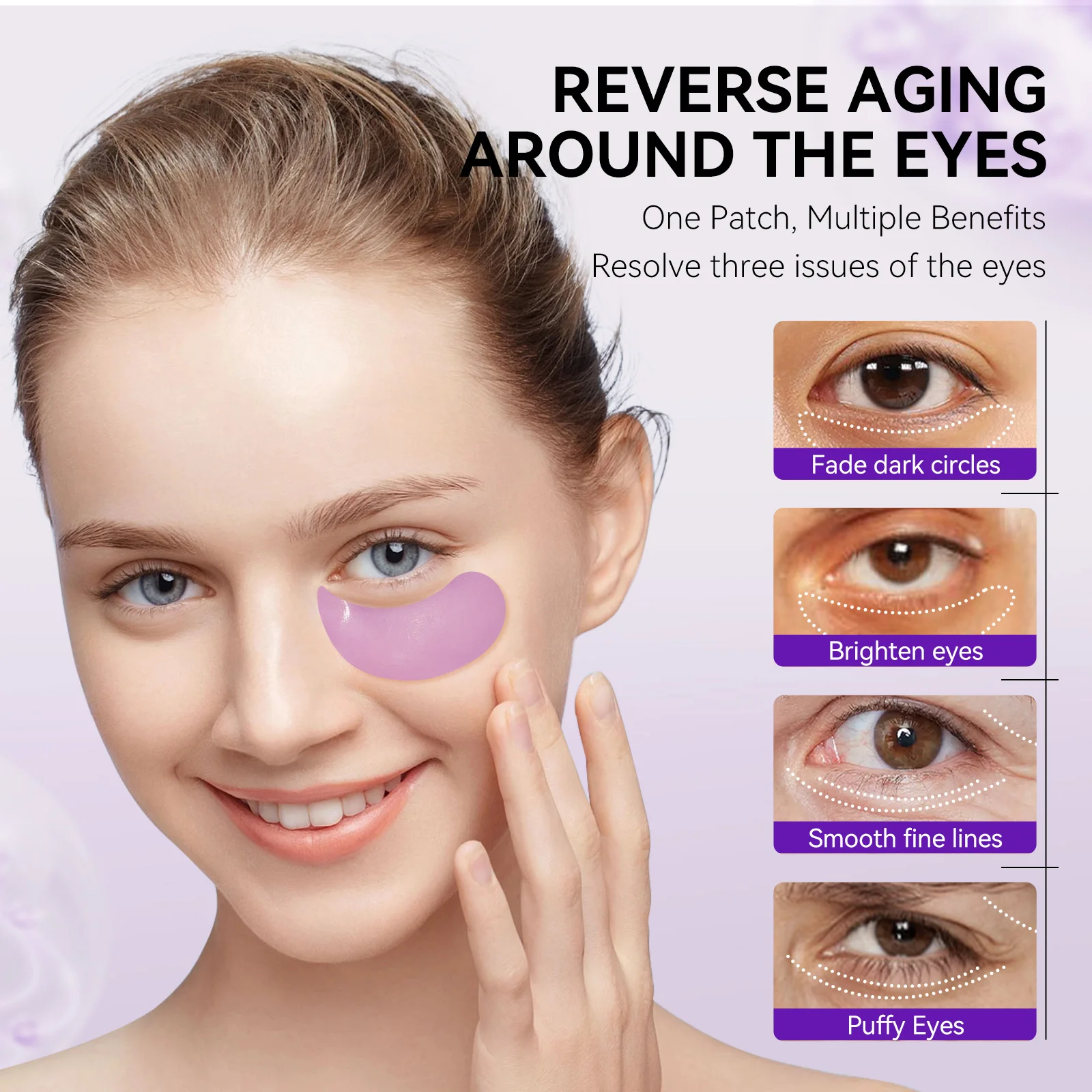 product lanbena new arrival eye patches for dark circles retinol hydrogel collagen label eye maskss-9