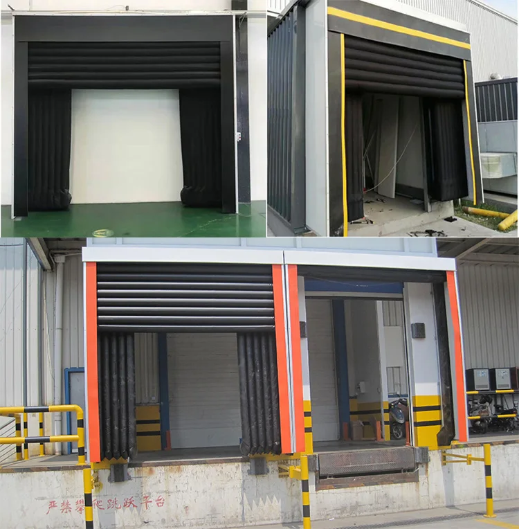 China Loading Bay Electric Adjustable Inflatable PVC Dock Seal