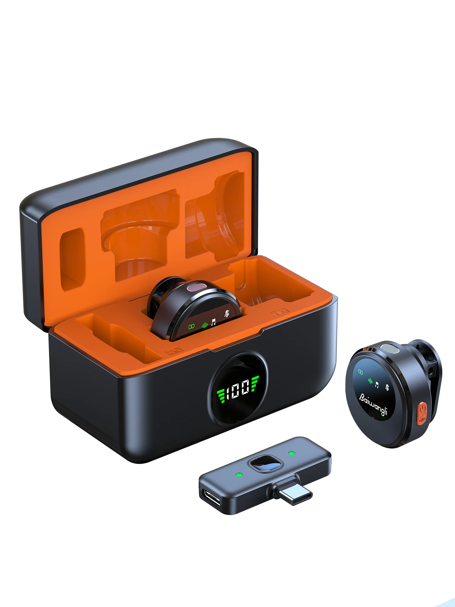 新品 SVX Wireless Microphone System SX29 Wireless Microphones for Android - Portable & Noise Cancelling