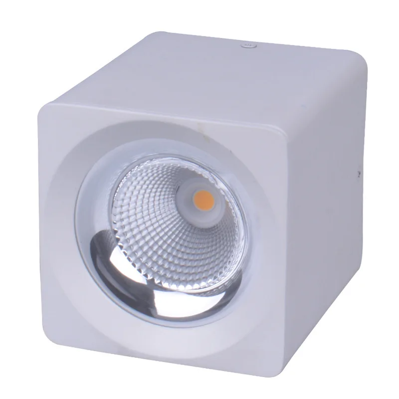 Simple european outdoor square recessed led spot down light