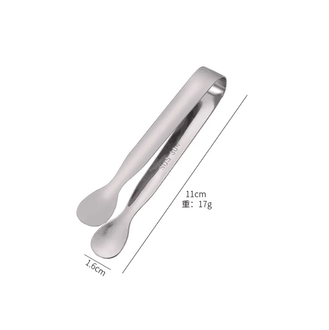 Small Kitchen Serving Tong Lemon Slice Sugar BBQ Bread Tongs for Tea Party Coffee Bar Home
