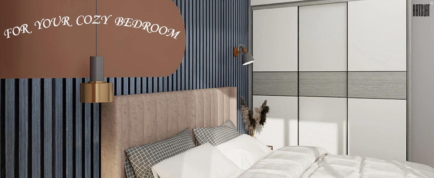 3D Fluted Matte Black Acoustic Wood Slat Wall Panels for Hotel Apartment Modern Sound Absorbing Luxury Interior Design details