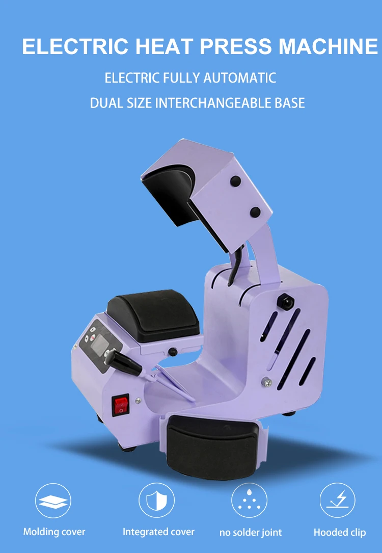 Automatic Cap Heat Press Machine - Efficient & Versatile