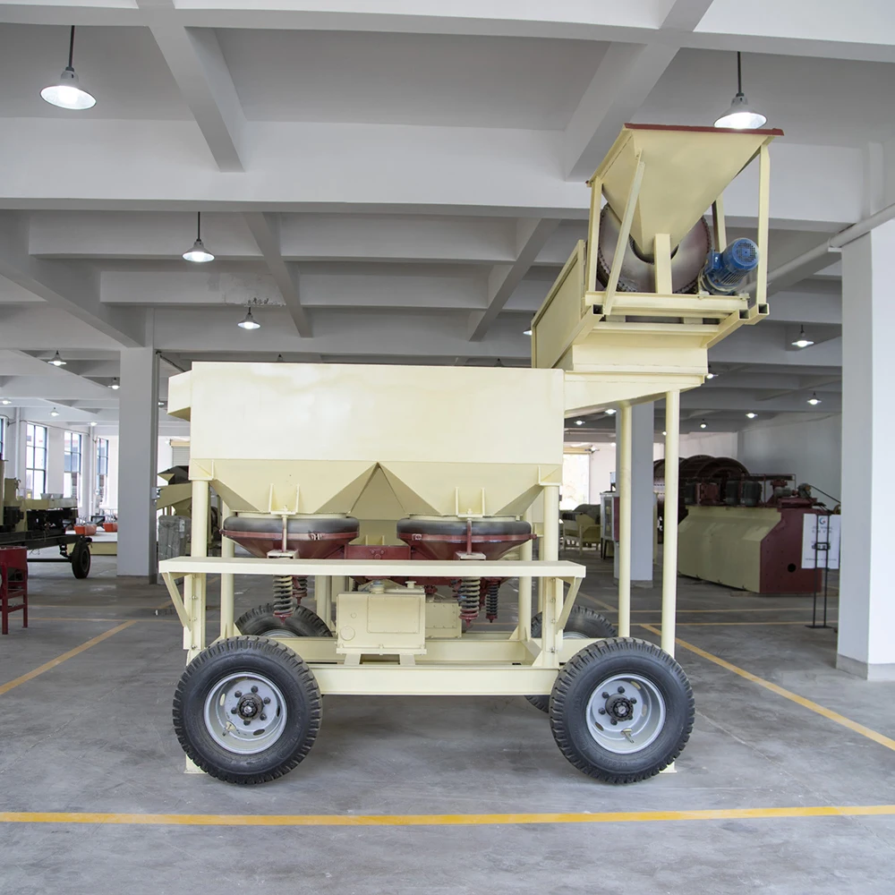 Gemstone Washing Machinery Gravity Concentration Device Jig Separator Machine 1-20tph Jigging Mining Machine Price