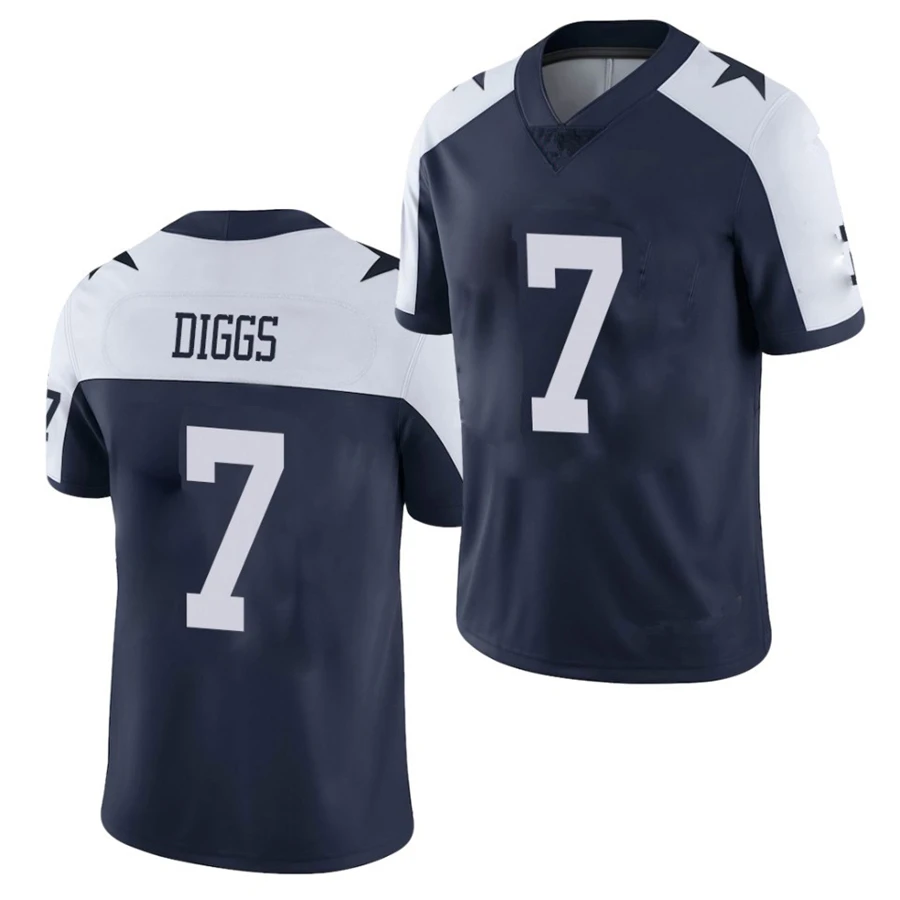 Wholesale Micah Parsons 11 Dallas Football Jerseys 7 Trevon Diggs Stitched  USA Football Sports VP Limited Player Jersey- Navy From m.