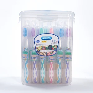 Wholesale Biodegradable Soft Bristle Adult Toothbrush Chinese Made Long Handle Anti-Slip Hot Selling Manual Household Toothbrush