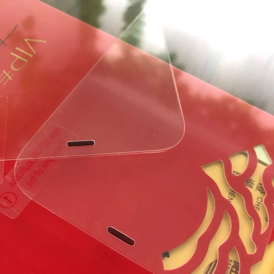 0 33 мм Пылезащитная прозрачная защитная пленка из закаленного стекла для iPhone 11 12 5 4 8 6 1 7